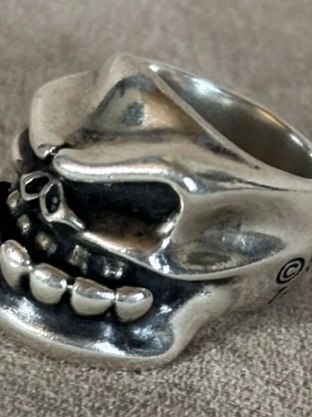 STARLINGEAR Puncher Slickster Ring Silver 925 Size US 4.5 New w/Pouch